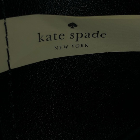 Kate Spade Black & White Purse w/ Magnetic Closure - Picture 5 of 6